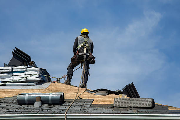 Professional Roofing technician working in Monmouth, IL